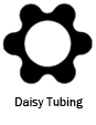 Glass Daisy Tubing